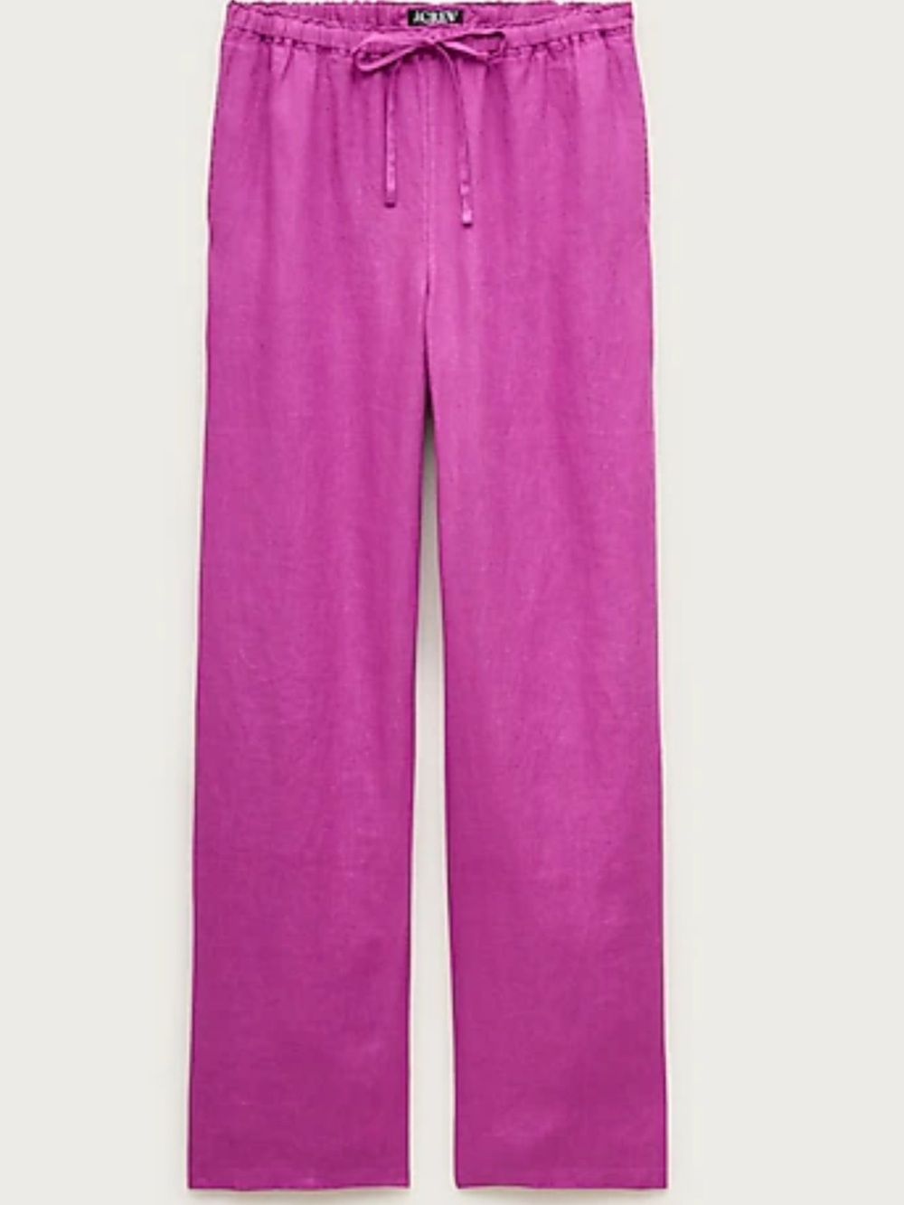 J. Crew Soleil Linen wide leg pants